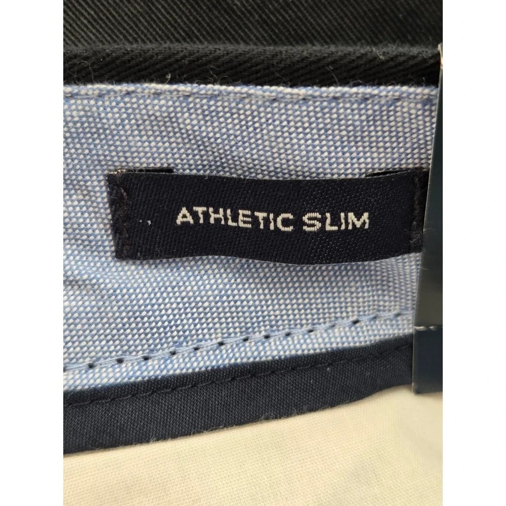J. Crew Original Chino Pant Athletic Slim‎ Mens 32x34 Black NWT $98 CO401